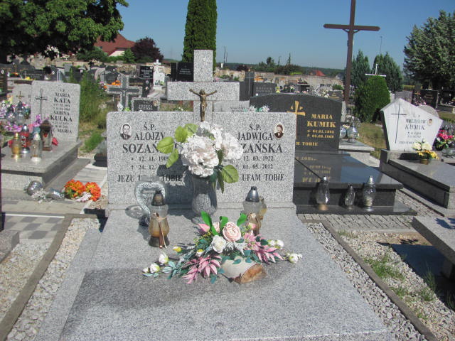 Grób Alojzy Sozański